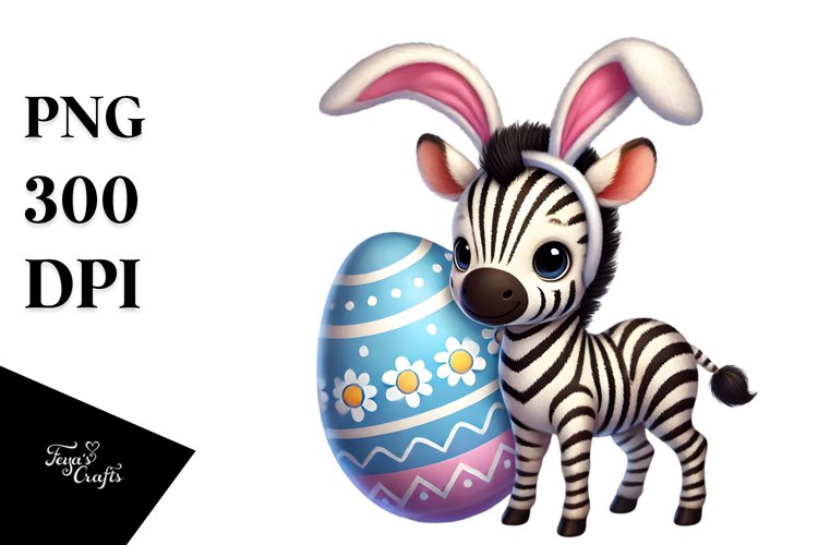 Cute Baby Zebra PNG