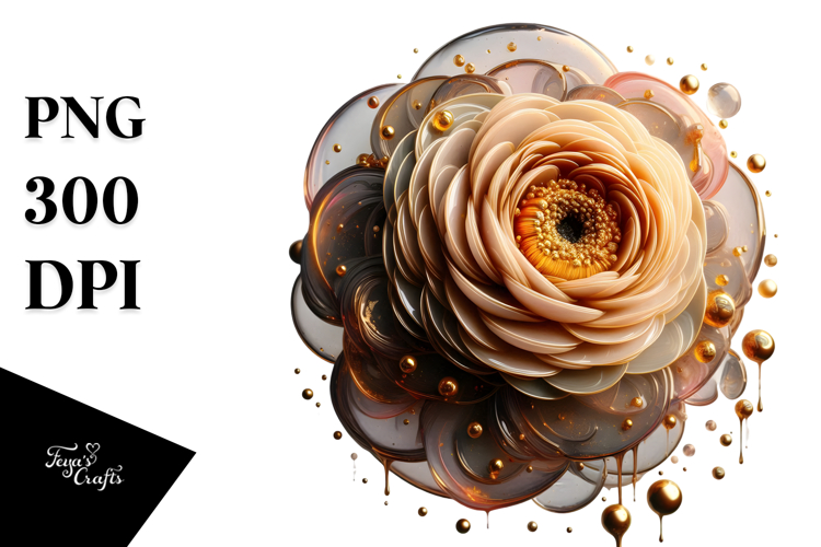Abstract y Flower Sublimation Clipart
