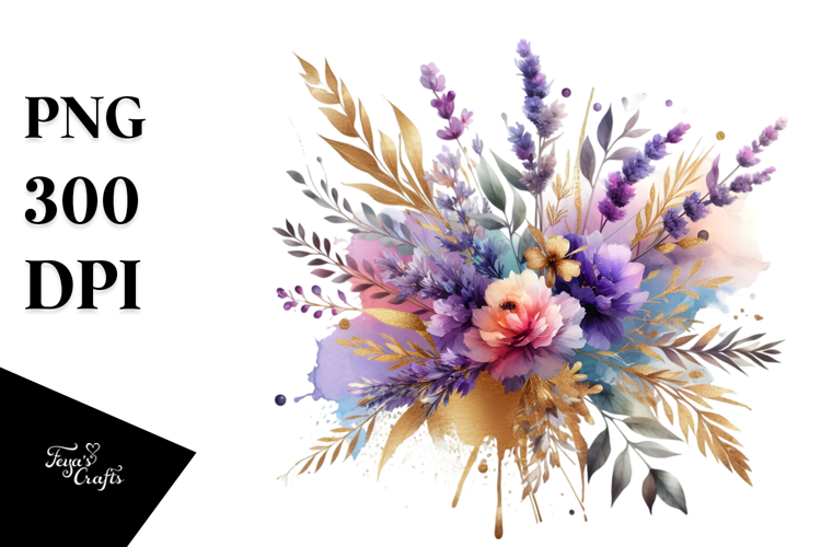 Vibrant Abstract Bouquet