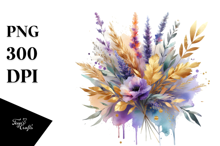 Vibrant Abstract Bouquet