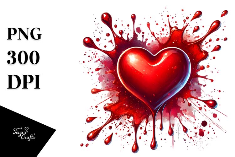 Red Heart Png Image 11