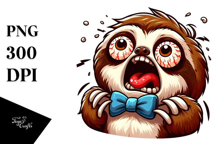 Sloth Clipart Image 12