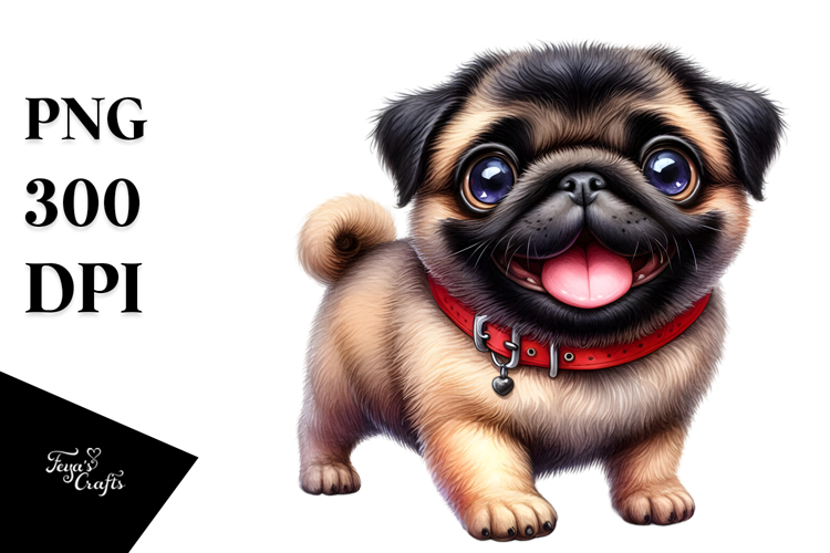 Pug Clipart Image 12