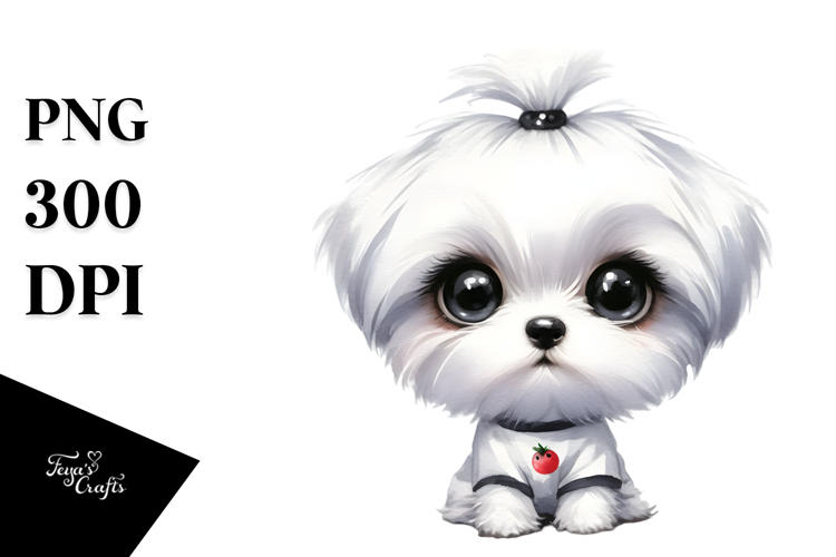 Maltese Clipart Image 18