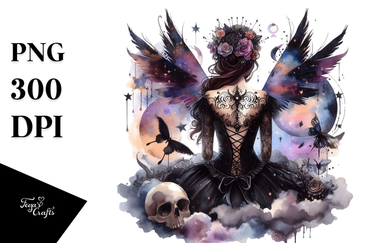 Gothic Fairy on a Cloud Title
