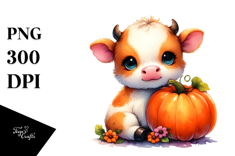 Vibrant Baby Cow