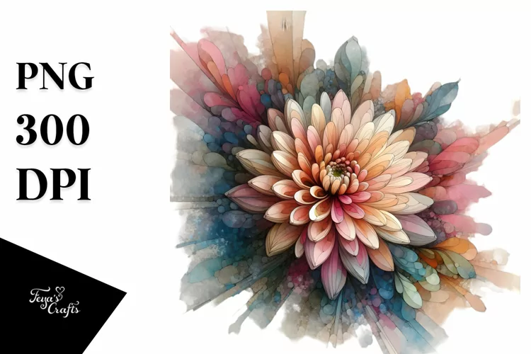 Wooden Chrysanthemum
