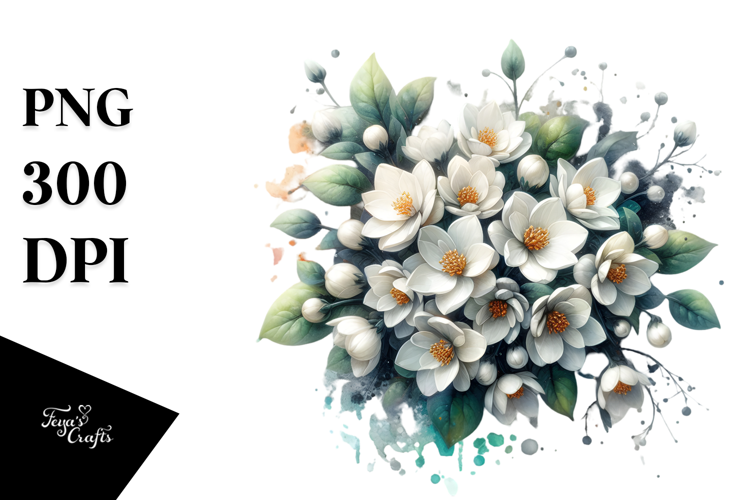 Jasmine Made of Material PNG