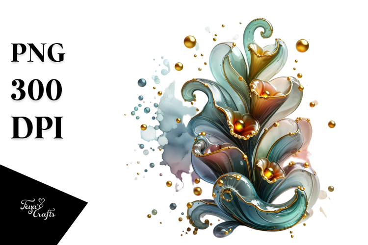 Abstract Snapdragon PNG