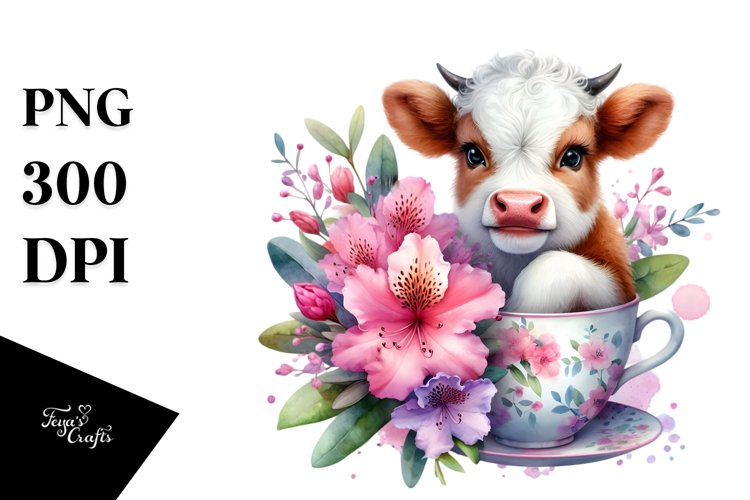Cute Monkey with Flowers, PNG