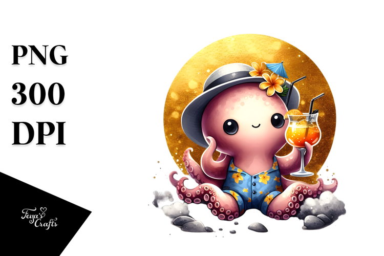 Octopus Clipart Image 4