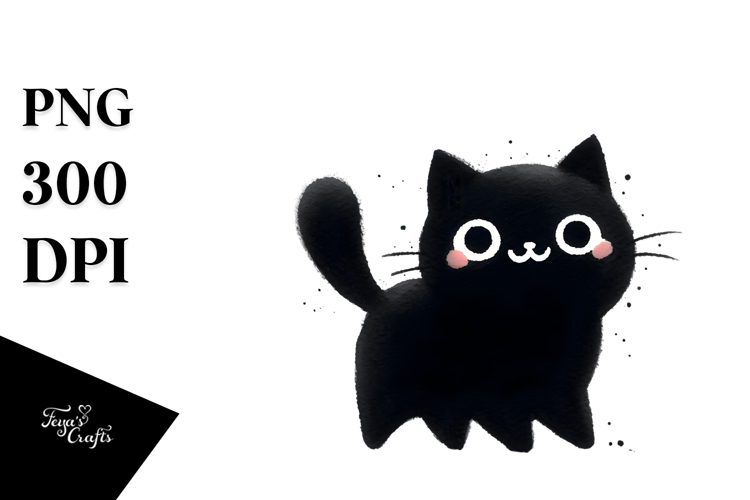 Black Cat Png Image 11