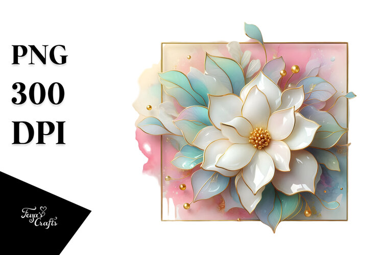 Glossy Gardenia PNG example image 1