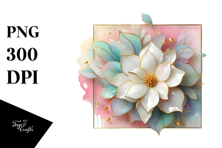 Glossy Gardenia PNG