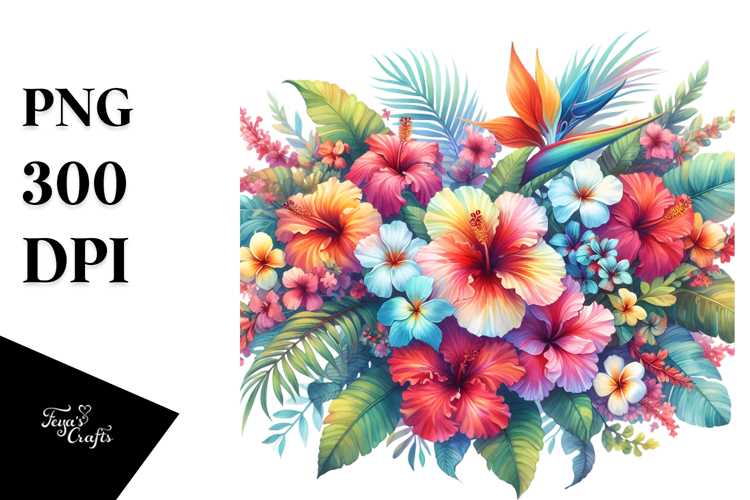 Hawaiian Flowers Clipart Image 22