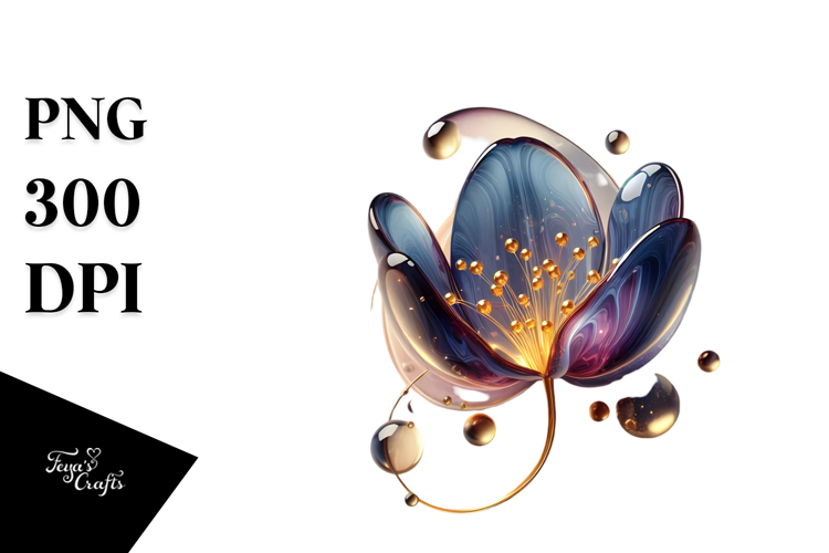 Abstract Tulip, PNG