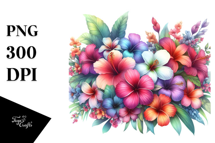 Hawaiian Flowers Clipart Image 21