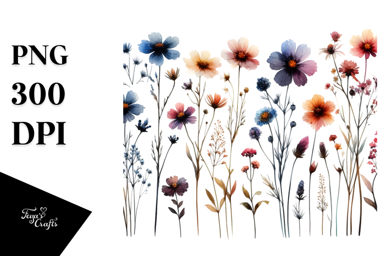 Wildflower Silhouette Image 11