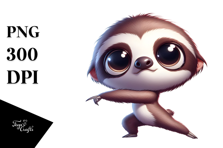 Sloth Clipart Image 5