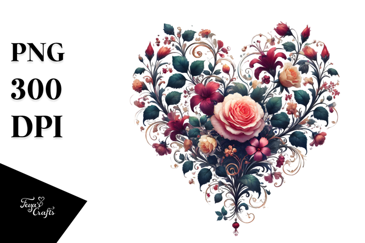 White Heart Clipart Image 5