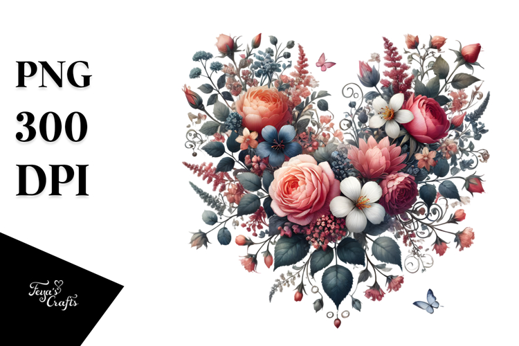 White Heart Clipart Image 3