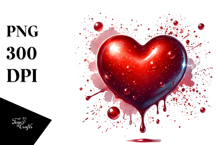 White Heart Clipart Image 4