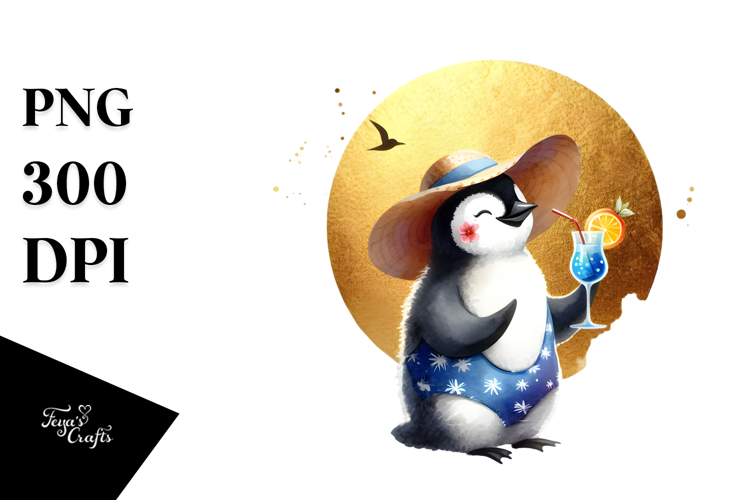 Penguin Clipart Image 19