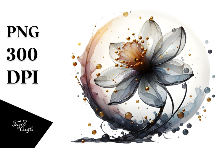 Abstract Daffodil Art