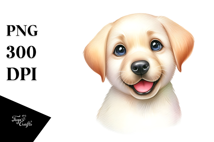 Cute Labrador Retriever PNG