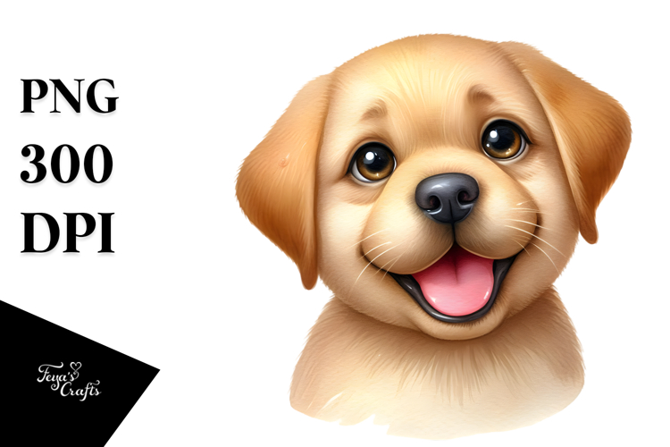 Cute Labrador Retriever PNG