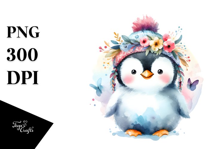 Penguin Clipart Image 19