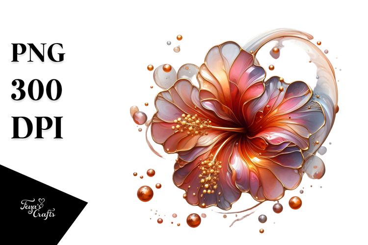 Hibiscus Flower Clipart Image 21