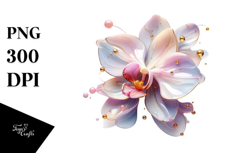 Flower Sticker Png Image 9