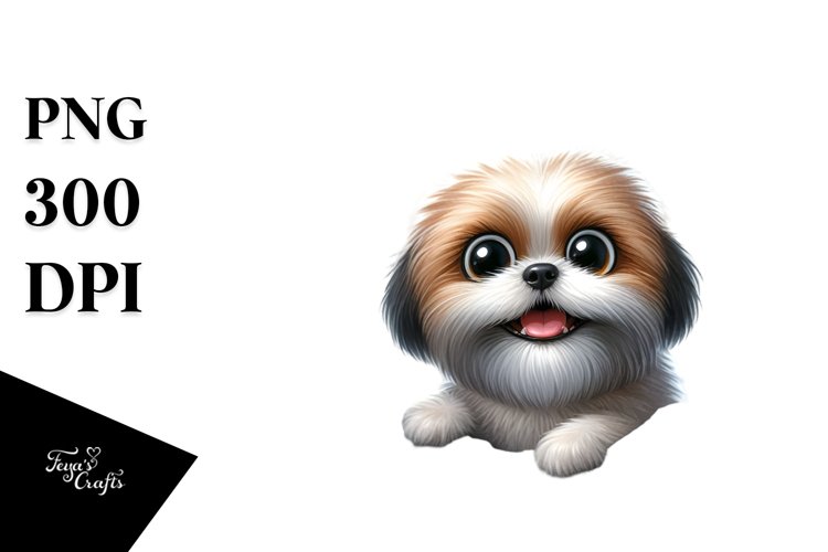 Shih Tzu Clipart Image 18