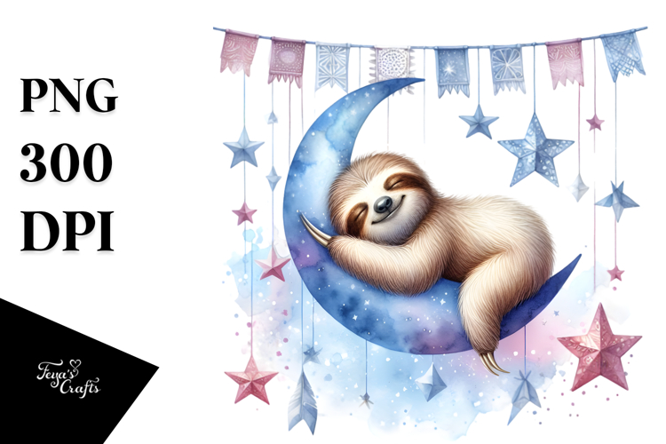 Sloth Clipart Image 10