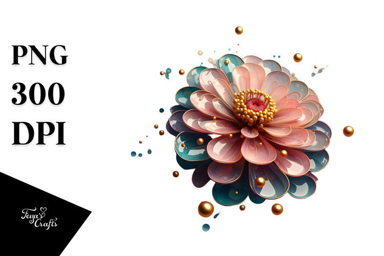 Abstract Zinnia PNG