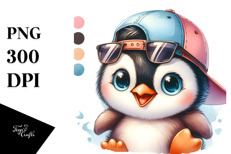 Penguin Clipart Image 17