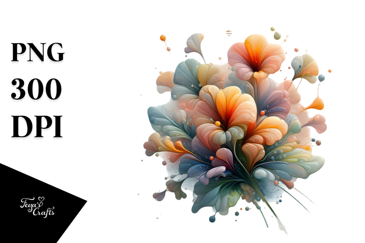 Flower Sticker Png Image 4