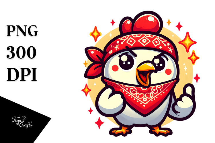 Cute Chicken Clipart Image 12