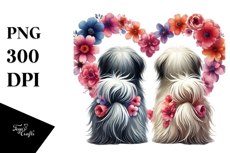 Flower Havanese Sticker