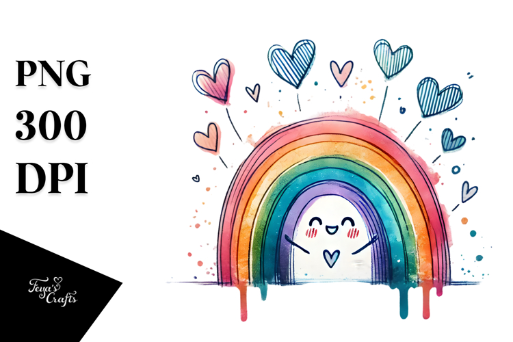 Rainbow Clipart PNGs Image 6