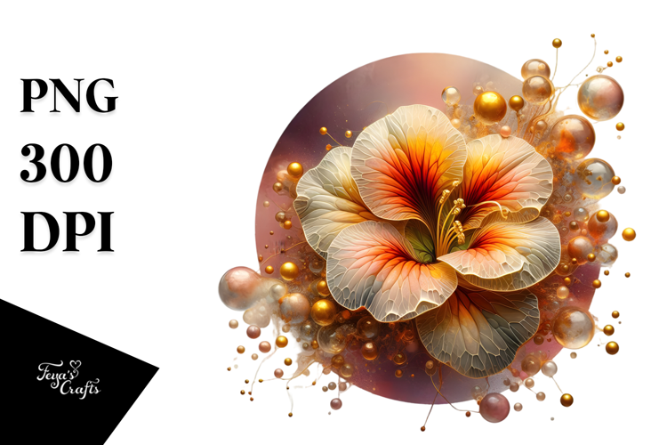Abstract Nasturtium PNG