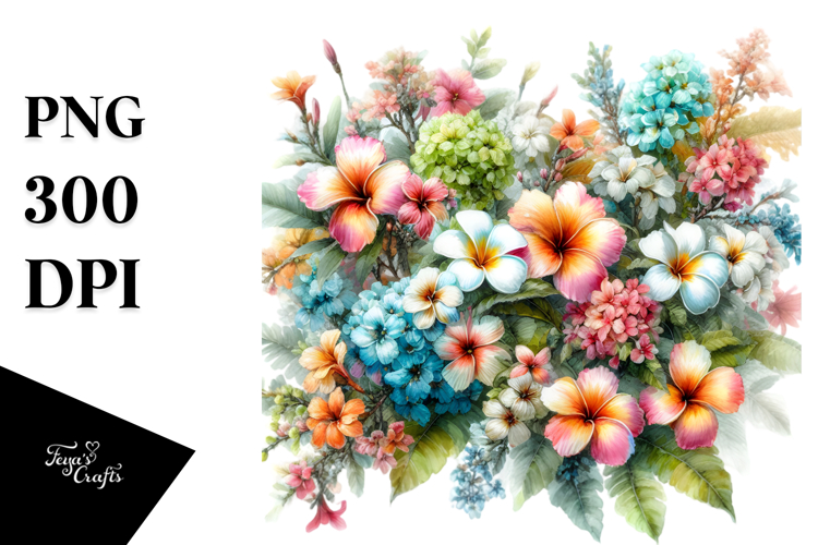 Hawaiian Flower Clipart Image 2