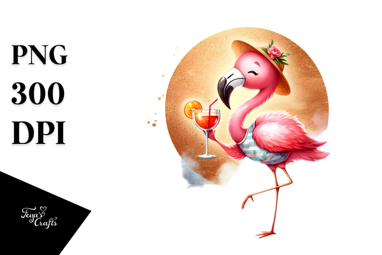 Flamingo Clipart Image 3