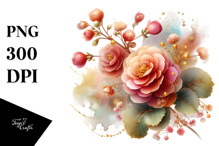 Flower Sticker Png Image 21
