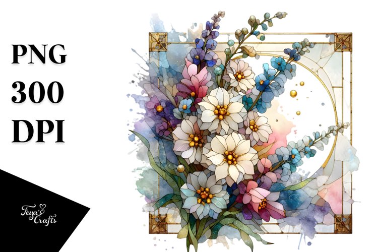 Flower Sticker Png Image 7