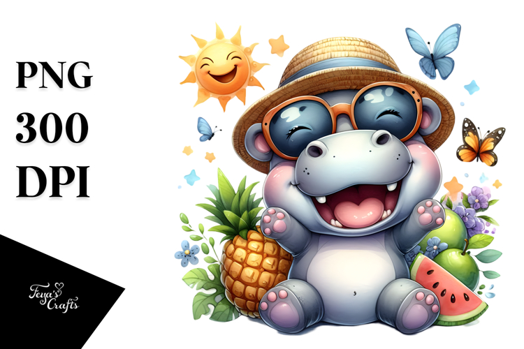 Hippo Clipart Image 22