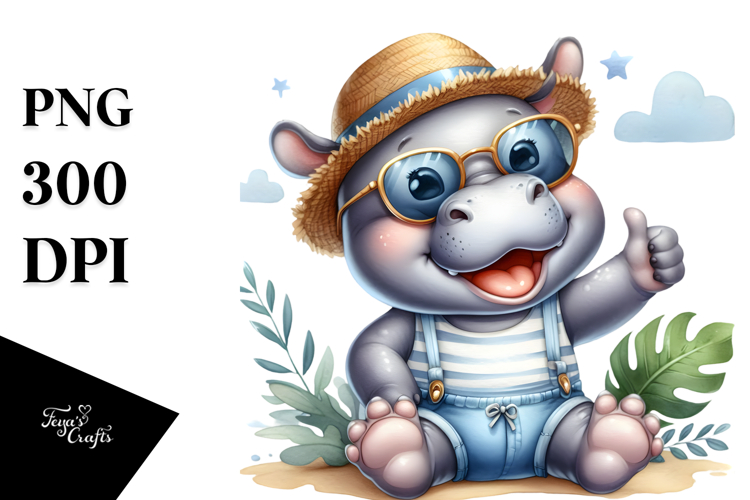 Hippo Clipart Image 21