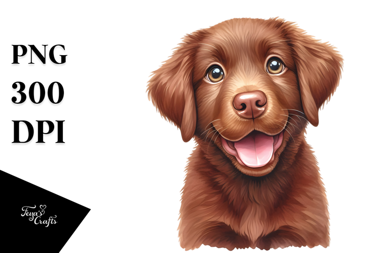 Chesapeake Bay Retriever, Joyful and Bright, PNG