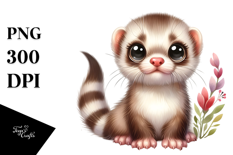 Ferret Clipart Image 2
